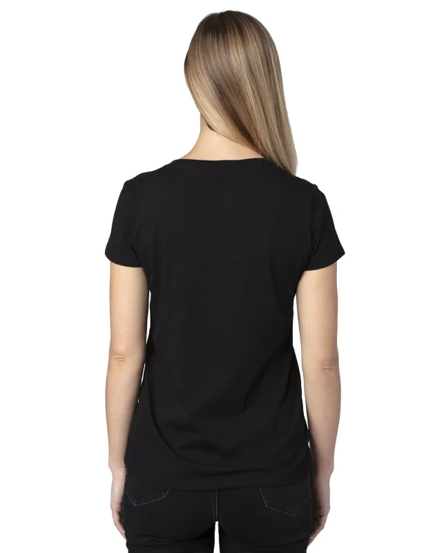 Threadfast Apparel Ladies' Ultimate CVC V-Neck T-Shirt — view 29