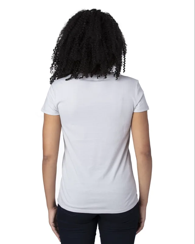 Threadfast Apparel Ladies' Ultimate CVC V-Neck T-Shirt — view 41