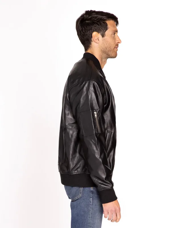 Threadfast Apparel Unisex Bomber Jacket — view 11