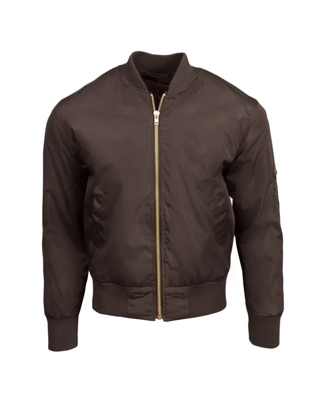 Threadfast Apparel Unisex Bomber Jacket — view 15