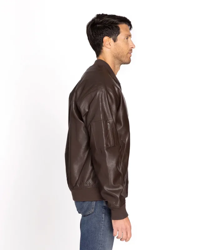 Threadfast Apparel Unisex Bomber Jacket — view 16