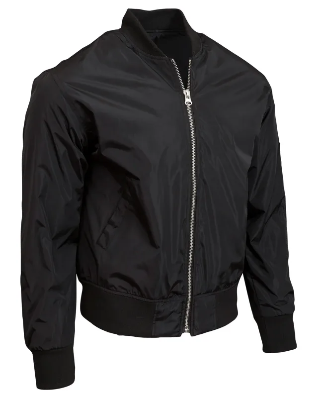 Threadfast Apparel Unisex Bomber Jacket — view 19