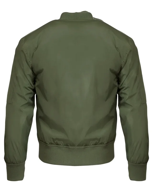 Threadfast Apparel Unisex Bomber Jacket — view 3