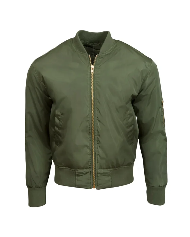 Threadfast Apparel Unisex Bomber Jacket — view 5