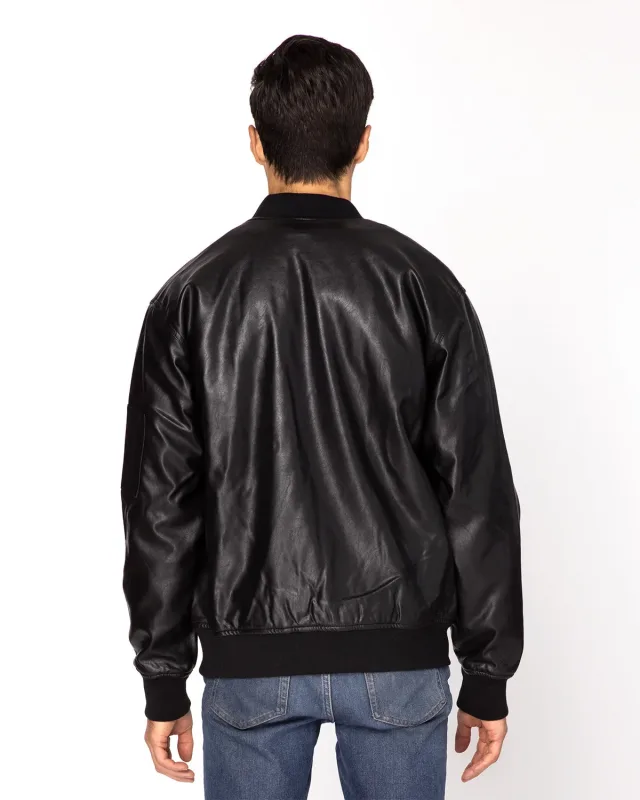 Threadfast Apparel Unisex Bomber Jacket — view 7
