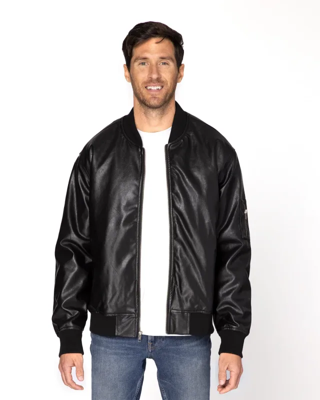 Threadfast Apparel Unisex Bomber Jacket — view 9