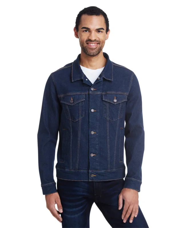 Threadfast Apparel Unisex Denim Jacket — view 6
