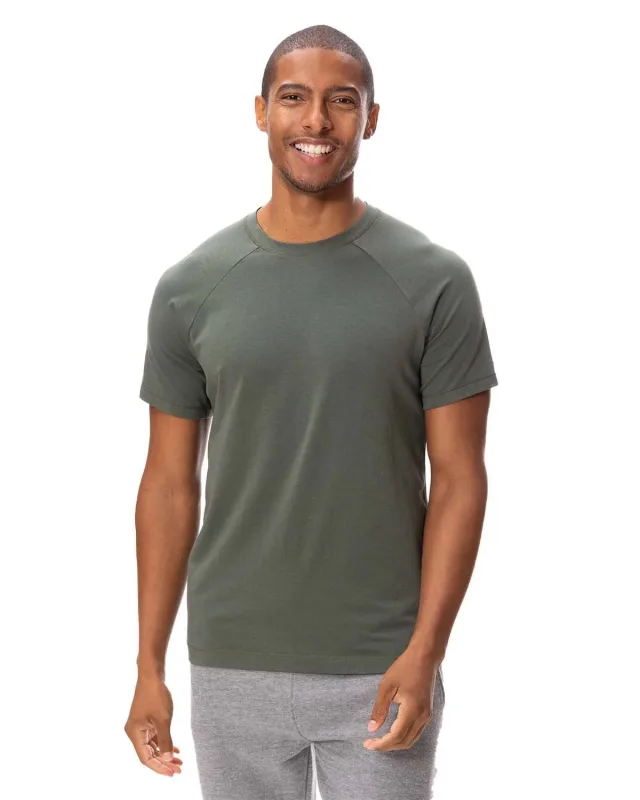 Threadfast Apparel Unisex Impact Raglan T-Shirt — view 2