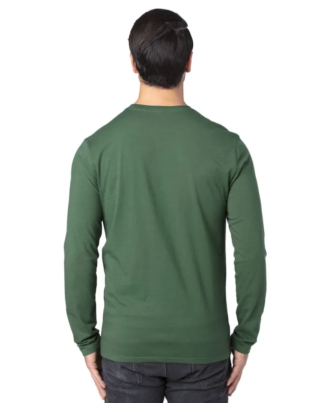 Threadfast Apparel Unisex Ultimate CVC Long-Sleeve T-Shirt — view 12