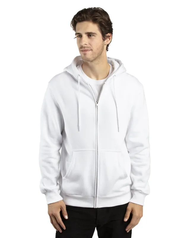 Threadfast Apparel Unisex Ultimate Fleece Full-Zip Hooded Sweatshirt — view 2