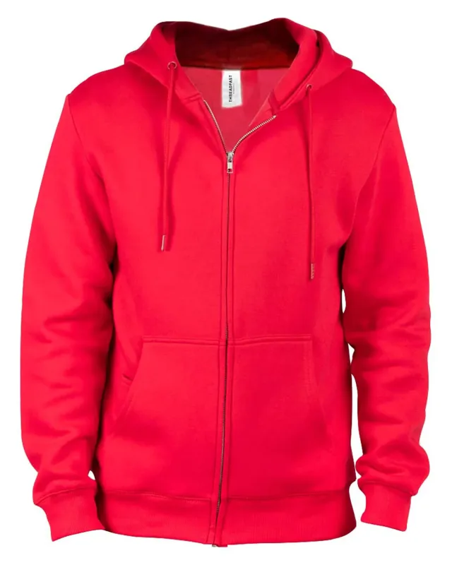 Threadfast Apparel Unisex Ultimate Fleece Full-Zip Hooded Sweatshirt — view 23