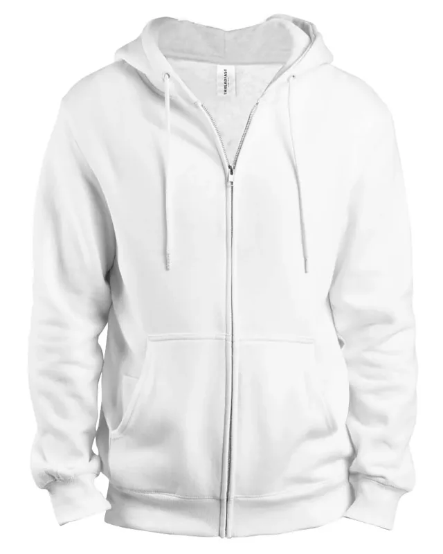 Threadfast Apparel Unisex Ultimate Fleece Full-Zip Hooded Sweatshirt — view 3
