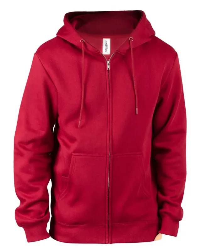 Threadfast Apparel Unisex Ultimate Fleece Full-Zip Hooded Sweatshirt — view 35