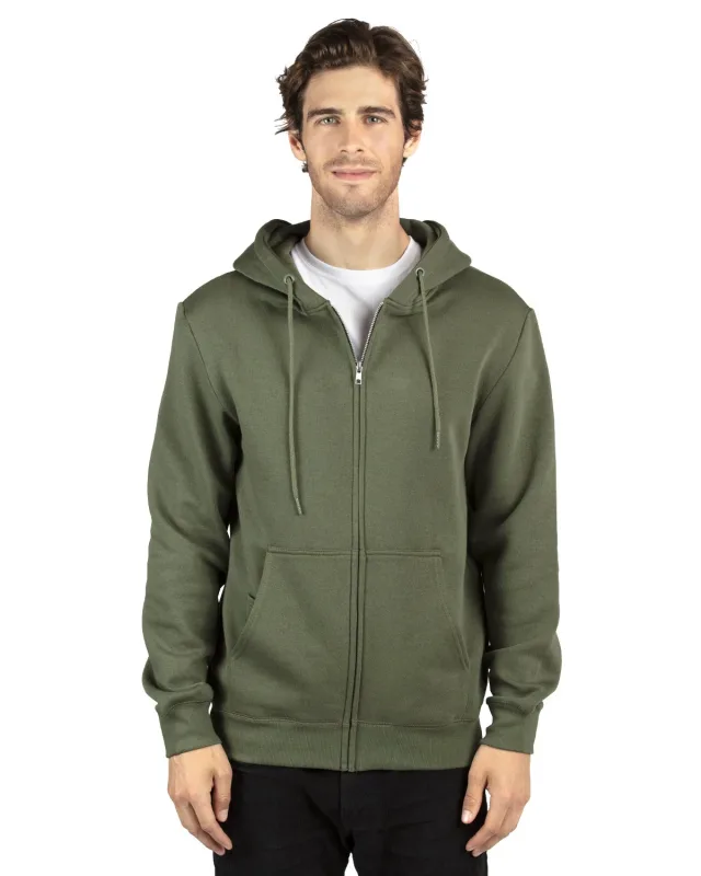 Threadfast Apparel Unisex Ultimate Fleece Full-Zip Hooded Sweatshirt — view 6