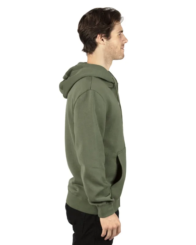 Threadfast Apparel Unisex Ultimate Fleece Full-Zip Hooded Sweatshirt — view 8