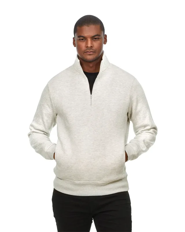 Threadfast Apparel Unisex Ultimate Fleece Quarter-Zip Sweatshirt — view 14