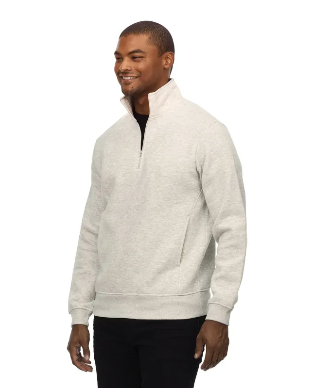 Threadfast Apparel Unisex Ultimate Fleece Quarter-Zip Sweatshirt — view 15