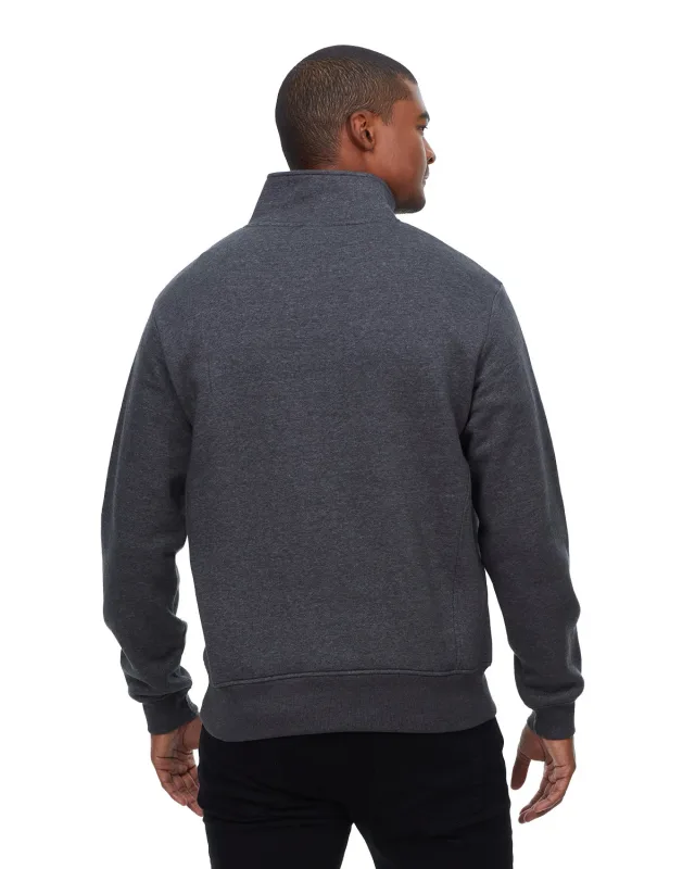 Threadfast Apparel Unisex Ultimate Fleece Quarter-Zip Sweatshirt — view 17