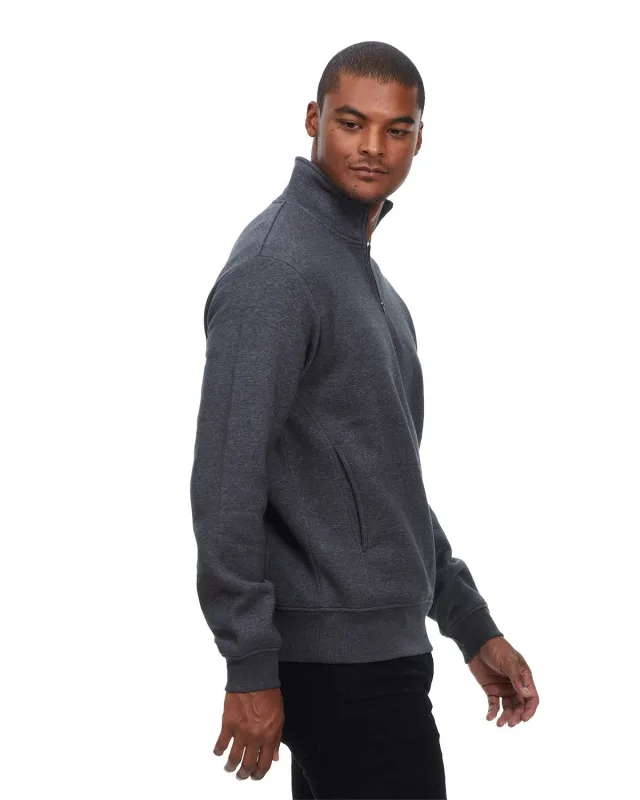 Threadfast Apparel Unisex Ultimate Fleece Quarter-Zip Sweatshirt — view 20