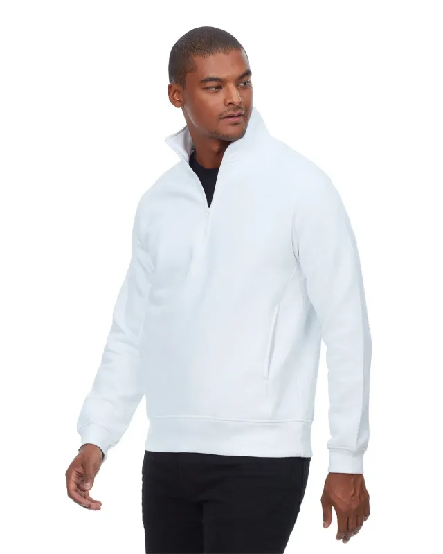 Threadfast Apparel Unisex Ultimate Fleece Quarter-Zip Sweatshirt — view 3
