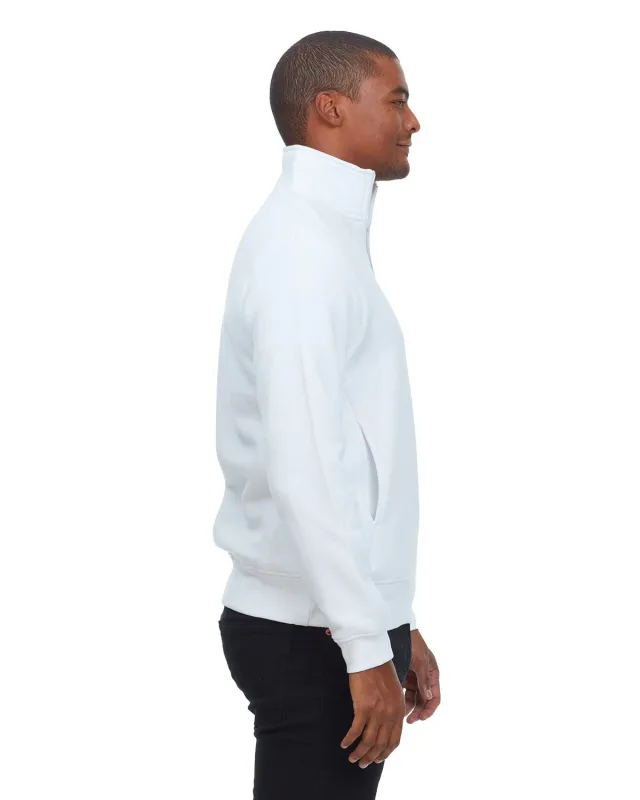 Threadfast Apparel Unisex Ultimate Fleece Quarter-Zip Sweatshirt — view 4