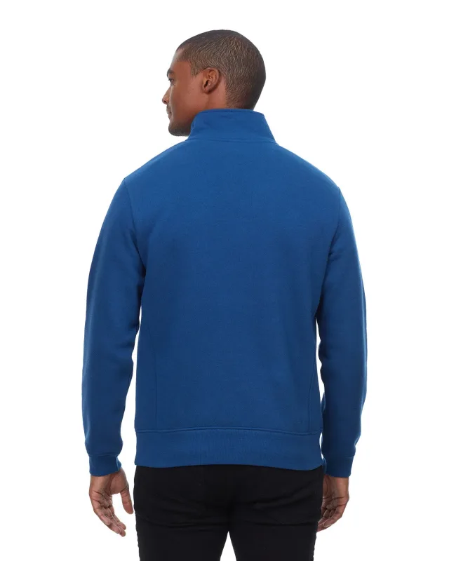 Threadfast Apparel Unisex Ultimate Fleece Quarter-Zip Sweatshirt — view 5