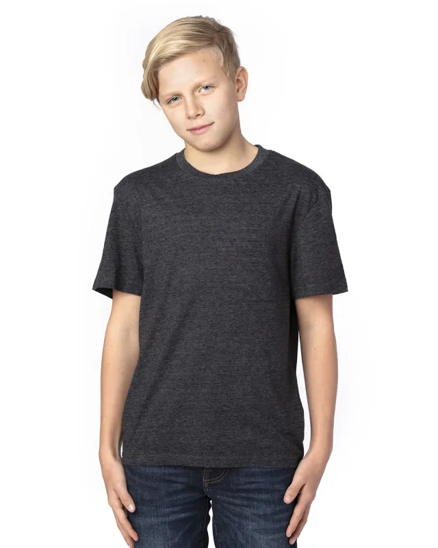 Threadfast Apparel Youth Triblend T-Shirt — view 3