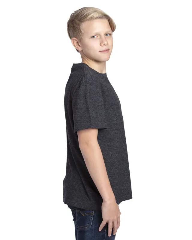 Threadfast Apparel Youth Triblend T-Shirt — view 4