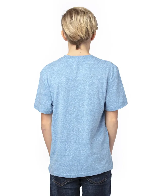 Threadfast Apparel Youth Triblend T-Shirt — view 5