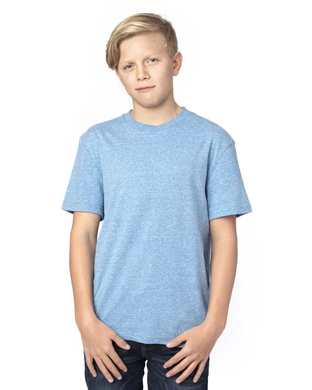Threadfast Apparel Youth Triblend T-Shirt — view 7