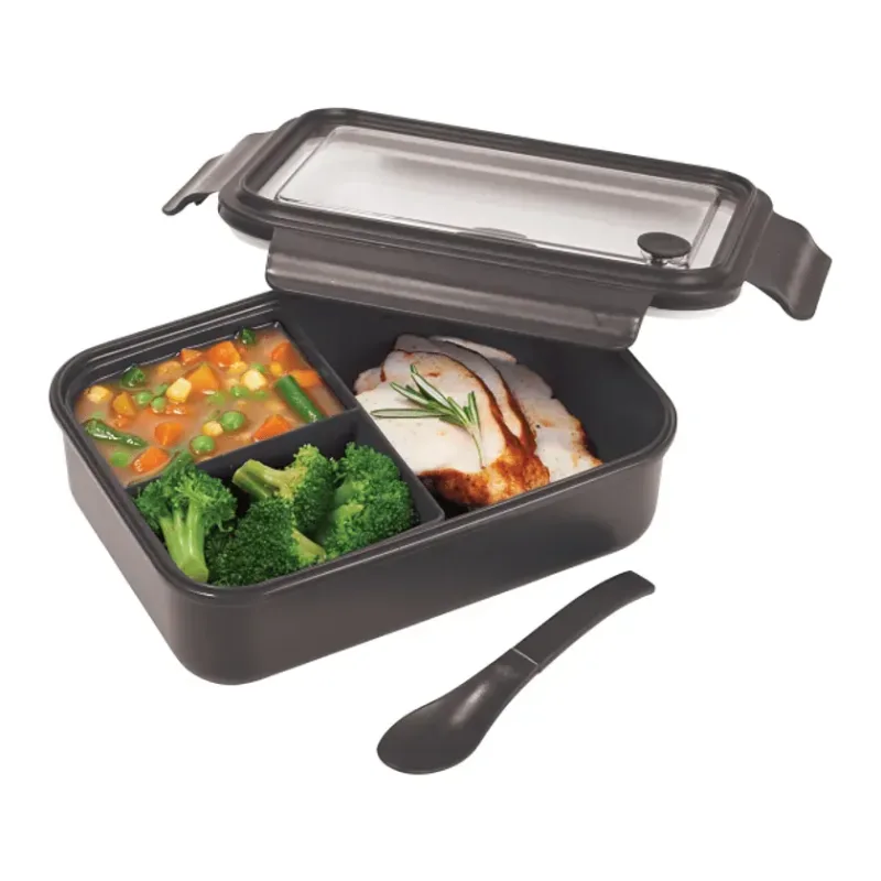 Three Compartment Food Storage Bento Box — view 5