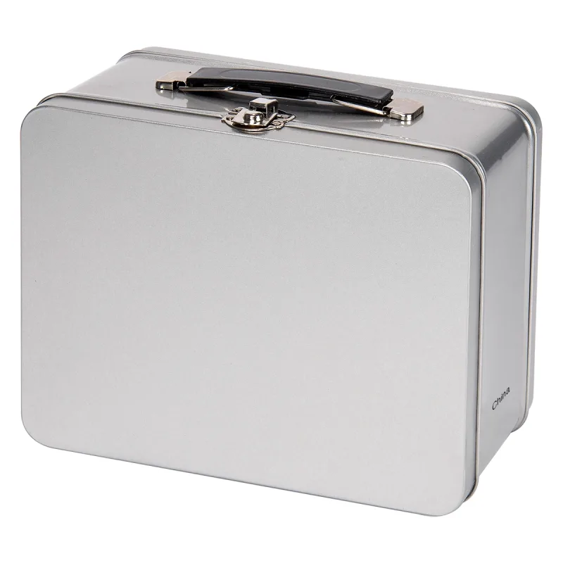 Imprinted Throwback Tin Lunch Box — view 7