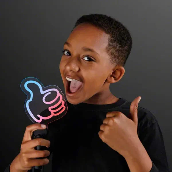 Thumbs Up! Flashing Hand Light Wand — view 3