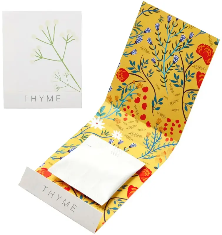 Promotional Thyme Seed Matchbook