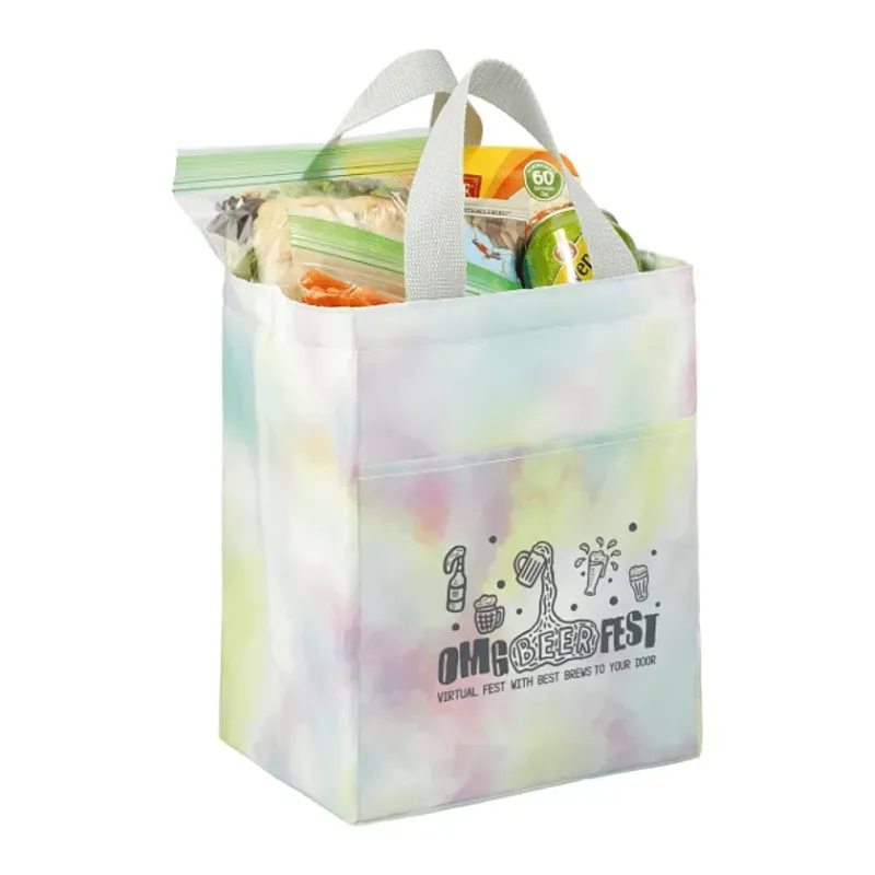 Custom Tie-Dyed Drawstring Bag — view 3