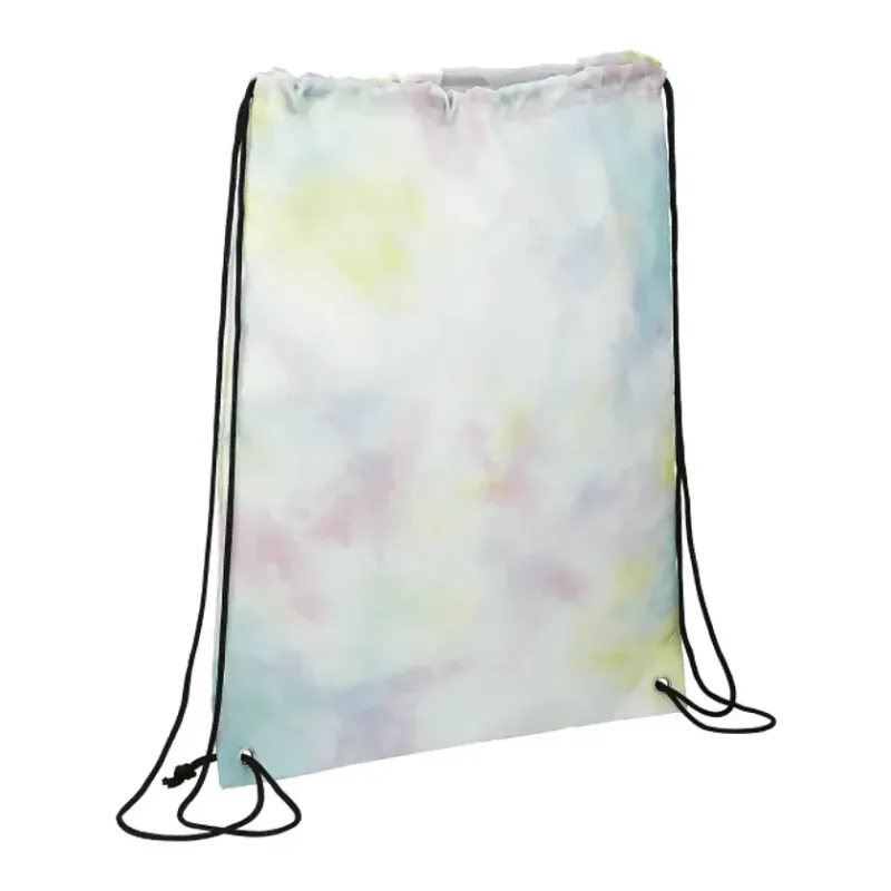 Custom Tie-Dyed Drawstring Bag — view 4