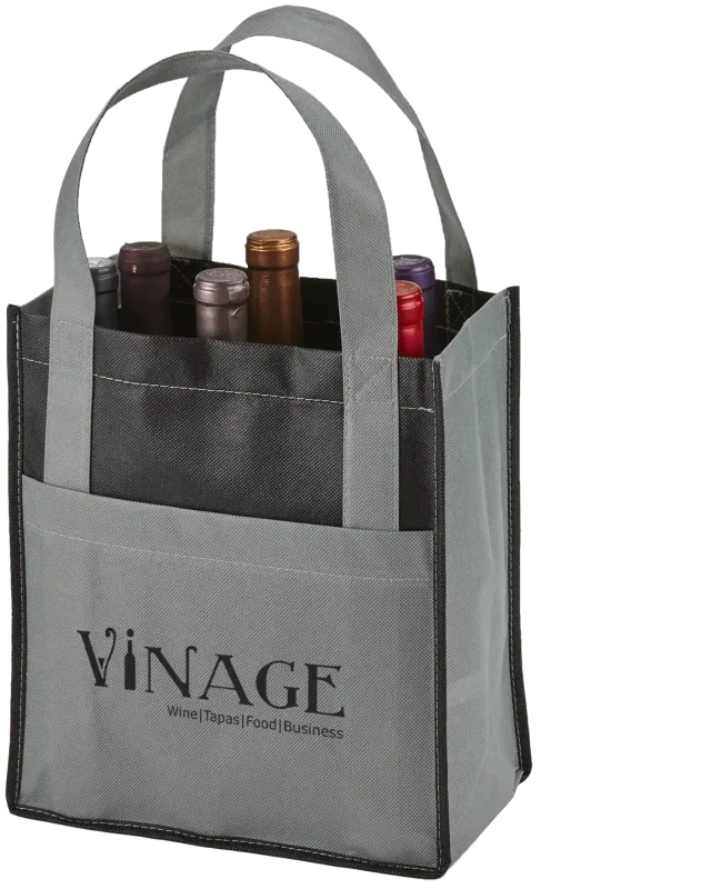 Personalized Toscana Wine Tote - 6 Bottle — view 4