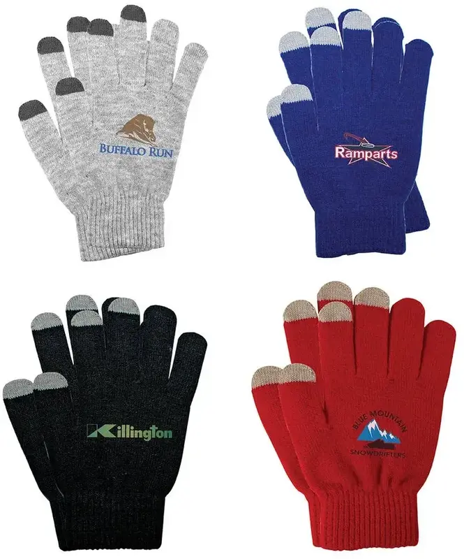 Touch Screen Gloves, Full Color Digital