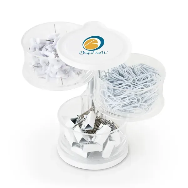 Tower of Clips and Push Pins — view 2