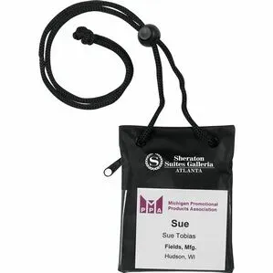 Promotional Trade Show Badge Pouch