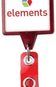 Custom Translucent JUMBO Badge Reel — view 3