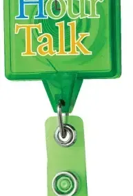 Custom Translucent JUMBO Badge Reel — view 6