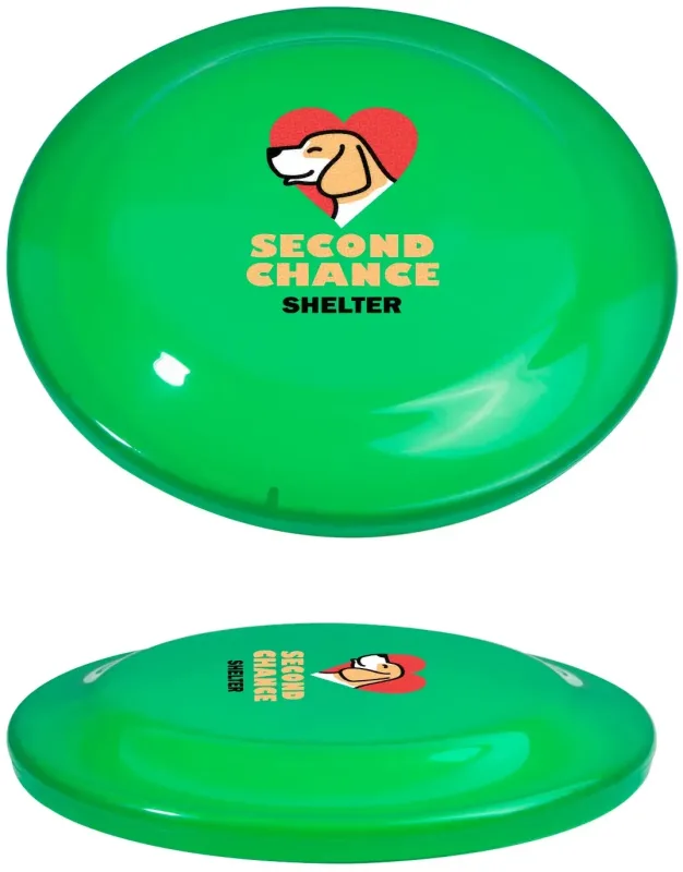 Personalized Transparent Flying Disc (Multi Color) — view 2