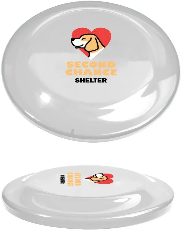 Personalized Transparent Flying Disc (Multi Color) — view 3