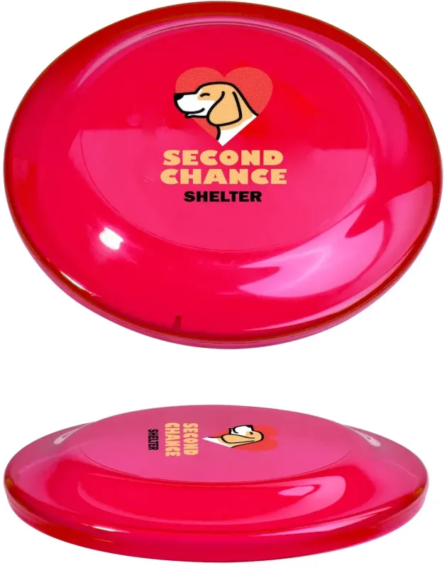 Personalized Transparent Flying Disc (Multi Color) — view 4