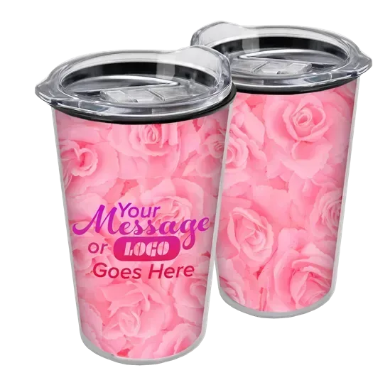 Transparent Tumbler with Slider Lid and Full-Color Paper Insert (14 oz.) — view 7