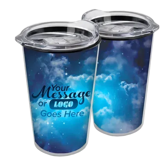 Transparent Tumbler with Slider Lid and Full-Color Paper Insert (14 oz.) — view 8