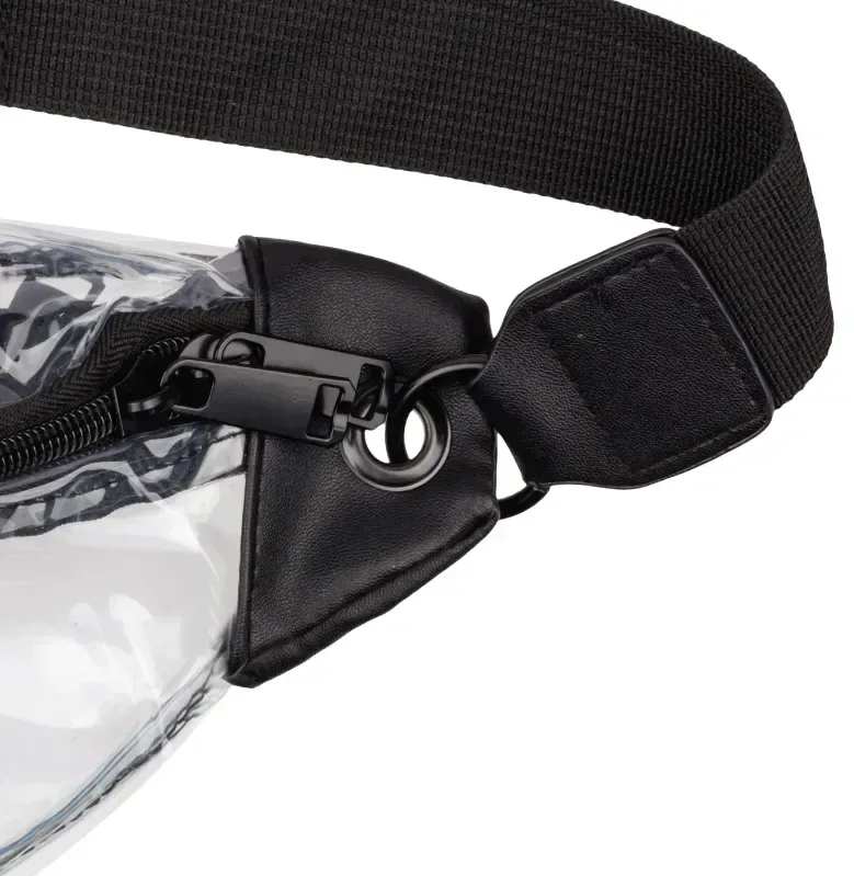 Customizable Transparent Zippered Fanny Pack — view 4