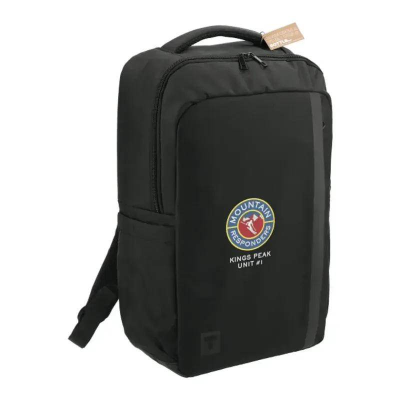 Custom Tranzip Recycled Computer Backpack - 17" — view 5