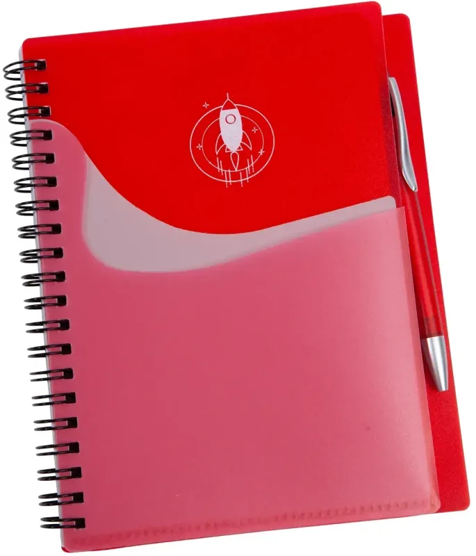 Custom Travel Buddy Notebook with Pen — view 3